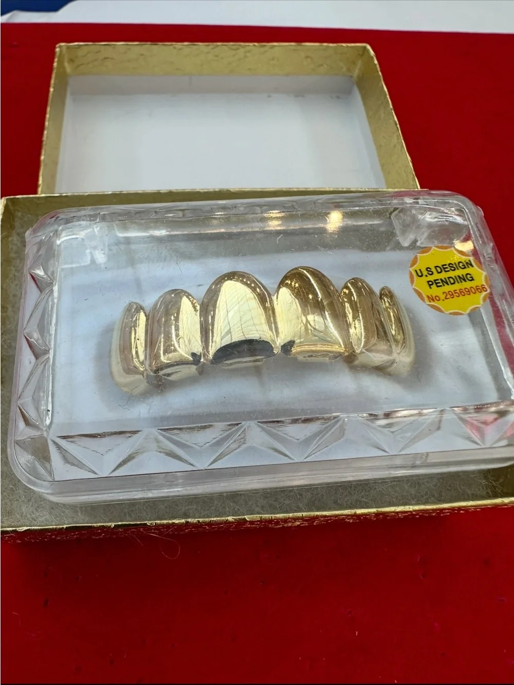 New Gold plated Grillz - 6-Top Teeth